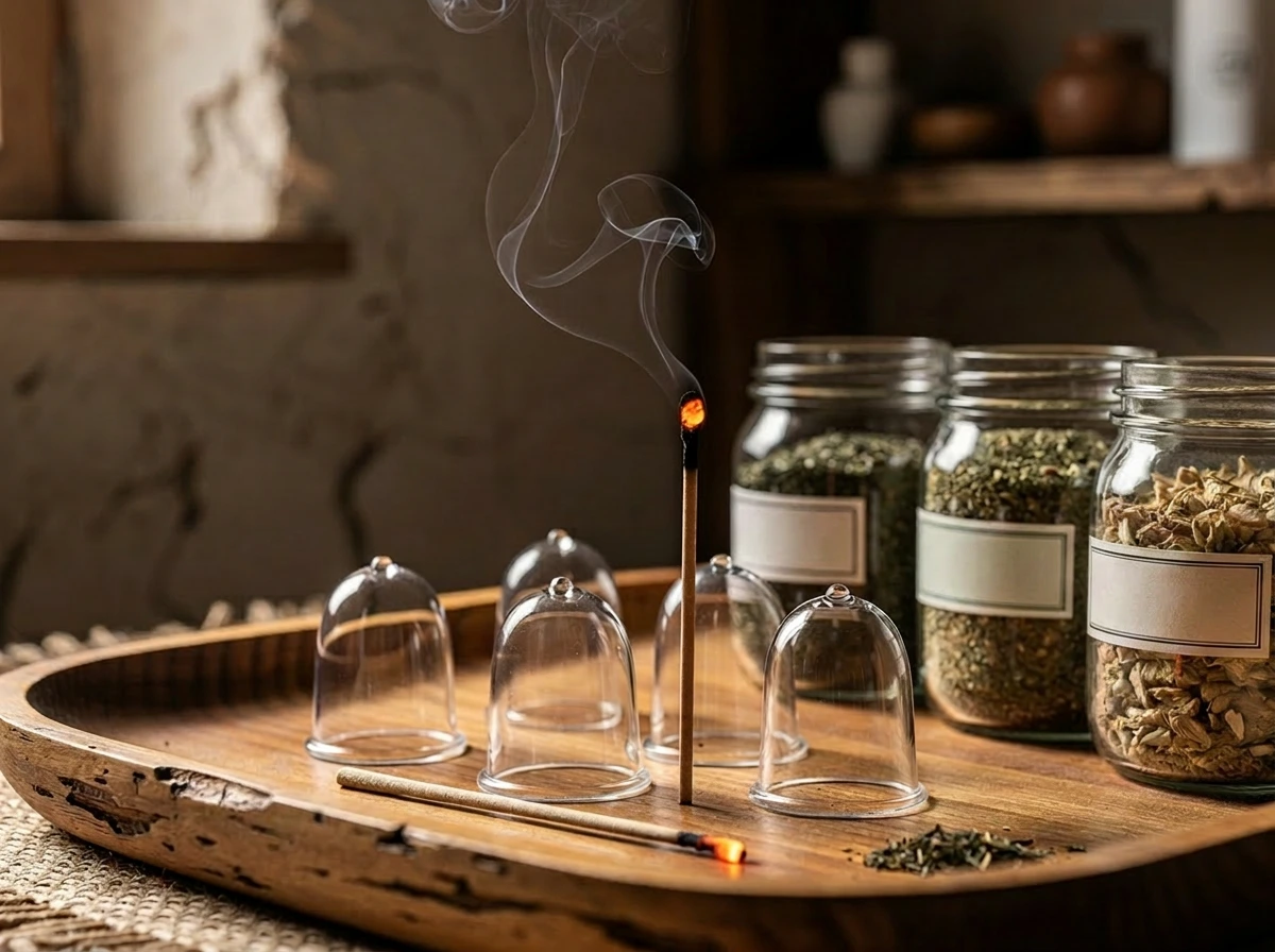 Moxibustion, cupping, and individualized herbal medicine